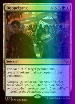 MTG Magic the Gathering Doppelgang (198/462) Murders at Karlov Manor NM FOIL - Image 1