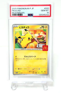 PSA 10 Pikachu 020/M-P Serial number McDonald's Lot Of 2 Pokemon Japanese #49 - Image 3
