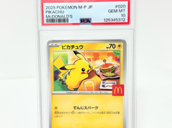 PSA 10 Pikachu 020/M-P Serial number McDonald's Lot Of 2 Pokemon Japanese #49 - Image 5