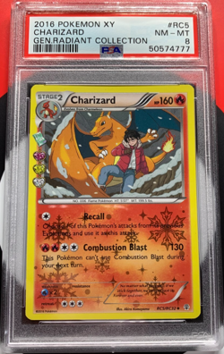 2016 Charizard RC5/RC32 Pokemon Generations: Radiant Collection Holo PSA 8 - Image 1