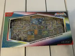 Pokemon TCG Prismatic Evolutions Lucario EX Tyranitar EX Premium Collection NEW - Image 1