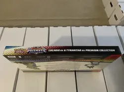 Pokemon TCG Prismatic Evolutions Lucario EX Tyranitar EX Premium Collection NEW - Image 4