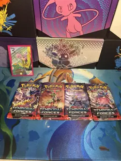 Pokemon TCG Scarlet Violet Temporal Forces Booster Packs Full Art Set sealed - Image 1