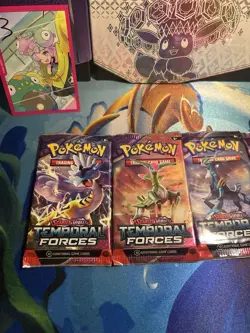 Pokemon TCG Scarlet Violet Temporal Forces Booster Packs Full Art Set sealed - Image 2
