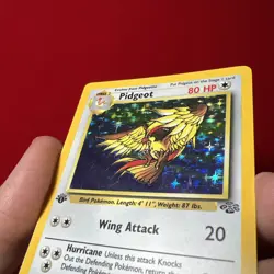 Pidgeot Jungle 1st Edition Holo Rare Pokemon Card 8/64 Vintage Wotc - Image 5