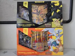 Pokemon TCG- Reshiram & Charizard/Pikachu & Zekrom GX Tag Team Boxes-2021 Sealed - Image 1