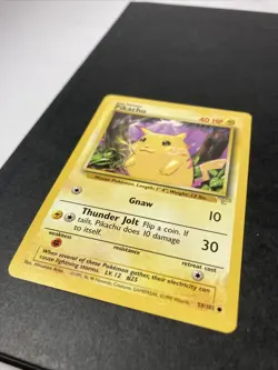 Pikachu - E3 Stamped - 58/102 Base Set - Pokemon TCG - 1999 NM - Image 2