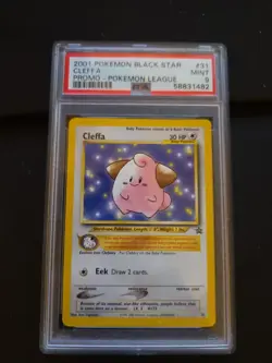 2001 Pokemon TCG Black Star Cleffa #31 Promo League Psa 9 - Image 1