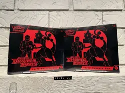 Pokemon Scarlet & Violet: Destined Rivals Elite Trainer Box ETB Lot of 2 Sealed - Image 1