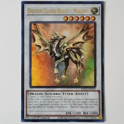 Golden Cloud Beast - Malong - MP24-EN203 - NM - Ultra Rare - 1st ed - Yugioh - Image 1