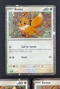 Eevee SVP EN 200 Pokemon TCG Destined Rivals Black Star Promo Cosmic Lot 7-Cards - Image 2