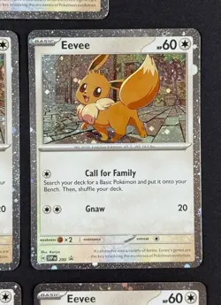 Eevee SVP EN 200 Pokemon TCG Destined Rivals Black Star Promo Cosmic Lot 7-Cards - Image 4