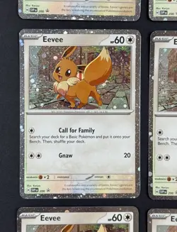 Eevee SVP EN 200 Pokemon TCG Destined Rivals Black Star Promo Cosmic Lot 7-Cards - Image 5