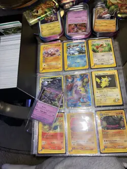 Pokemon Binder Collection Cards Lot Old WOTC Modern NO RETURNS - Image 1