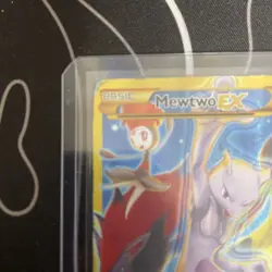 Pokemon TCG Mewtwo EX 163/162 XY Breakthrough 2015 Full Art Secret Rare Card HP - Image 2