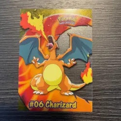 2000 Topps Pokemon TV Animation Series 2 #PC3 Charizard #06 Clear Card - Image 1