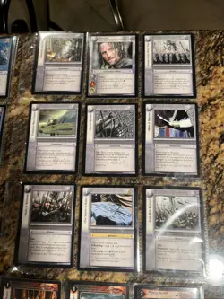 Lord Of The Rings LOTR Realms Of The Elf-Lord 121 cards Base Set Missing 3C34 - Image 4