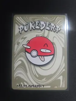 Pokederp 1 Onion 7/25 - Bulbasaur Pokemon Derpy Fan Art Card - Image 2