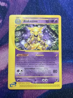 ALAKAZAM - 33/165 Expedition Set 2002 - Regular Rare MP - Pokemon TCG Card - Image 1