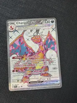 Charizard ex #056 SV Black Star Promo Pokemon Card Illustration Rare Holo NM TCG - Image 1