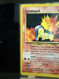CYNDAQUIL - 56/111 Neo Genesis LP/MP - Regular Common - Pokemon TCG Card - Image 2