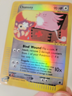 3 Pokemon Card Lot - 2002 E-READER HOLOS!! Switch(92), Gastly(109), Chansey(72) - Image 2