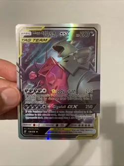 Mega Sableye & Tyranitar GX (126/236) Unified Minds Tag Team Holo Pokemon Card! - Image 4