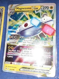 Magnezone VSTAR 057/196 Lost Origin Ultra Rare Holo Pokemon TCG Card - Near Mint - Image 1