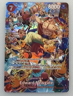 One Piece TCG ~ Edward Newgate ST15-002 ~ Super Rare Card ~ Pack Fresh - Image 1