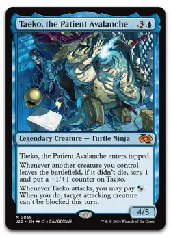Taeko, the Patient Avalanche (Anime) #39 NM Foundations Jumpstart J25 Magic MTG - Image 1