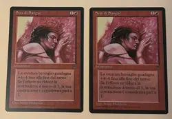 MTG Blood Lust X2 (Italian Legends/Red/U) Magic The Gathering - Image 1