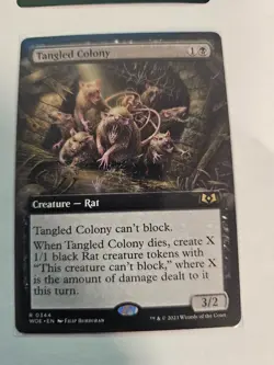 MTG - Tangled Colony Ext Art - Wilds of Eldraine - #344 - Image 1