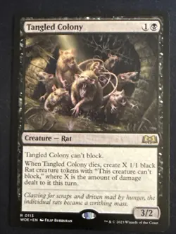 1x Tangled Colony (113) Wilds of Eldraine LP MTG Magic the Gathering x1 MKE - Image 1
