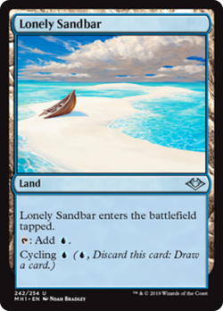 LONELY SANDBAR x4 mtg NM-M Modern Horizons 4 Unc - Image 1