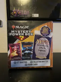 Magic MYSTERY POWER BOX 4 Booster Packs, 2 Promos, 1 Collector Booster - Image 1