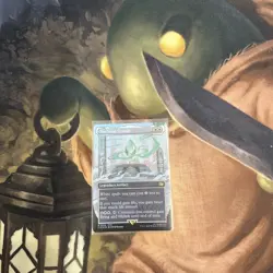 The Wind Crystal Borderless Foil Final Fantasy MTG NM - Image 1