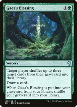 Gaea's Blessing 1x MtG Dominaria SP/NM - Image 1