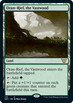 1x Oran-Rief, the Vastwood NM-Mint, English Commander: Kamigawa: Neon Dynasty MT - Image 1
