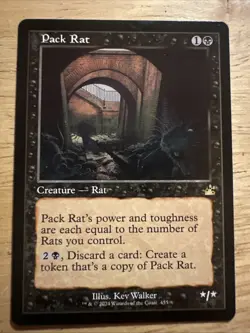 Pack Rat - Retro Frame RVR NM MTG - Image 1