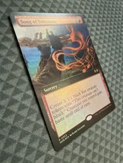 MTG Song of Totentanz #0353 Foil Extended Art Rare Wilds of Eldraine (WOE) - Image 2