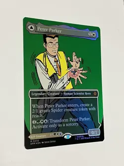 Peter Parker (0232) (Borderless) Marvel's Spider-Man Foil MTG - Image 1