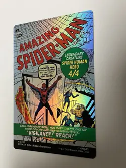 Peter Parker (0232) (Borderless) Marvel's Spider-Man Foil MTG - Image 2