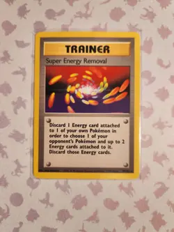 Super Energy Removal 79/102 Base Set Unlimited Pokemon TCG - Image 1