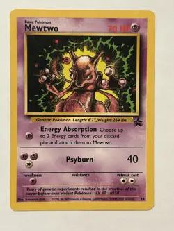 Pokemon TCG Mewtwo Black Star Promo #14 Card - Image 1