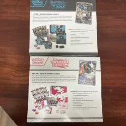2 Pokemon TCG SV10.5 Black Bolt & White Flare Elite Trainer Box Bundle Sealed - Image 2