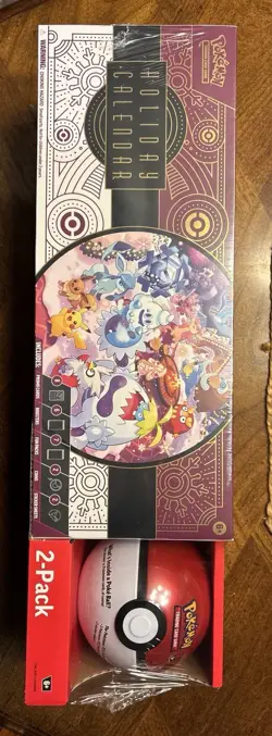 Pokemon 2025 Holiday Advent Calendar Costco Bundle Costco - PokeBall Sealed New - Image 1