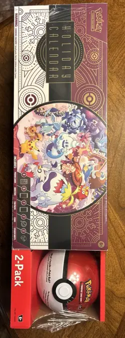 Pokemon 2025 Holiday Advent Calendar Costco Bundle Costco - PokeBall Sealed New - Image 3