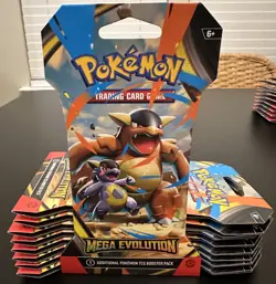 Pokemon Mega Evolution Sleeved Booster Pack Factory Sealed Lot x33 - Image 4