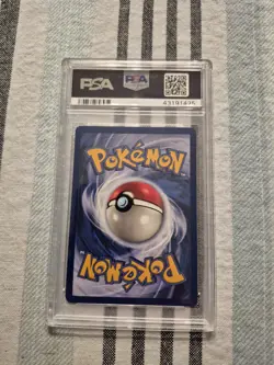 1999 Pokemon Base Set Machamp Holo 1st Edition #8 PSA 8 - Image 2