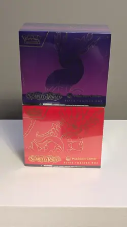 Pokemon Center Elite Trainer Box Set Scarlet And Violet ETB Koraidon & Miraidon - Image 1